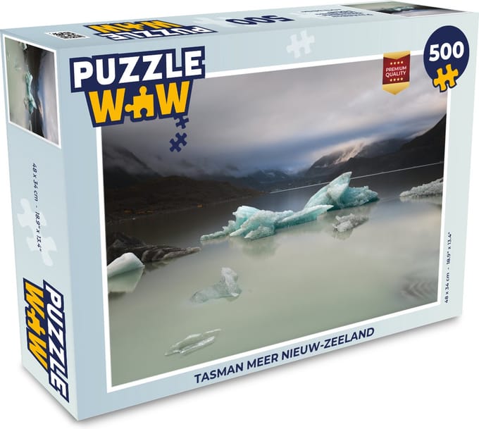 Puzzel Tasman meer Nieuw-Zeeland - Legpuzzel - Puzzel 500 stukjes