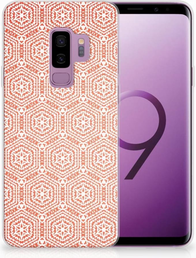 Samsung Galaxy S9 Plus TPU bumper Pattern Orange
