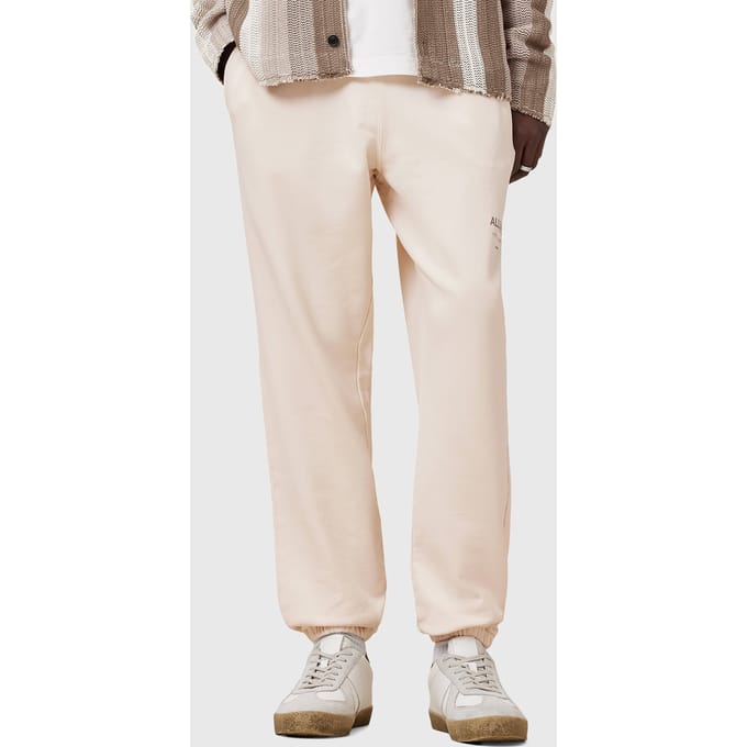 AllSaints Undrgrnd Sweatpant Sandy White Größe: S | Jogginghosen Outlet | Herren | Weiß