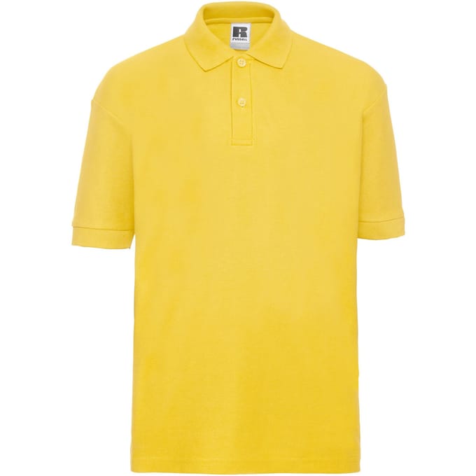 Russell Kinder/Kinder Piqué Poloshirt (Geel)