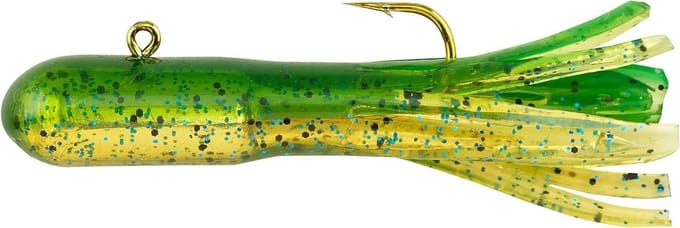Zachte Vis Aas - Kunstaas Tubes - Forel Vissen - Voorgemonteerd - 10 gram - Groen