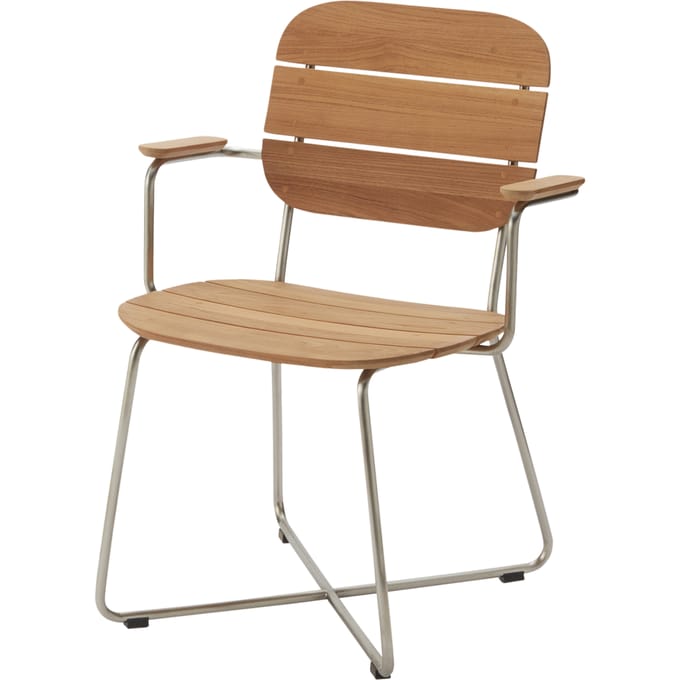 Skagerak by Fritz Hansen - Lelie armstoel - teakhout - bruin