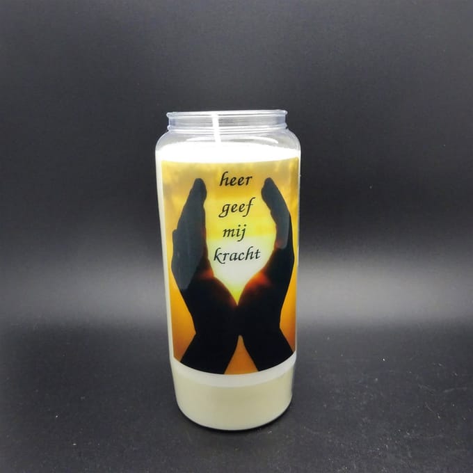Noveenkaars Spreuk 008 - 6 dagen brander (5 stuks)