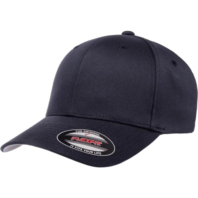 Flexfit Wollige gekamde muts (Donkere marine)