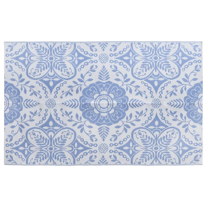 vidaXL Buitenkleed ARAKIL 190x290 cm PP babyblauw