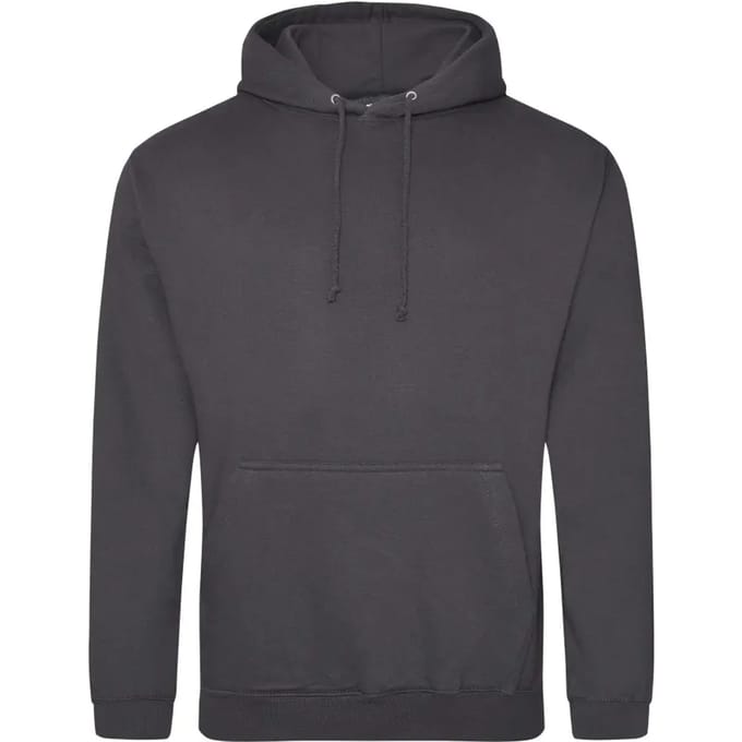 Just Hoods College Hoodie JH001 - Storm Grey (Solid) - M