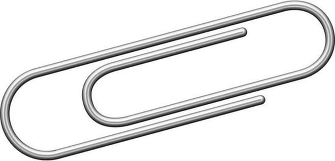 1000 stuks paperclips 30 mm