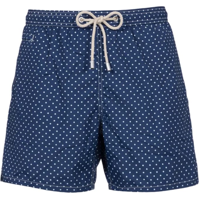 Saint Barth - Boxer Mare Pois Blu 04082F