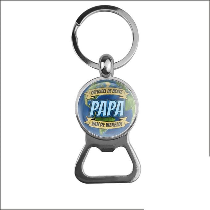 Bieropener Glas - Officieel De Beste Papa Van De Wereld