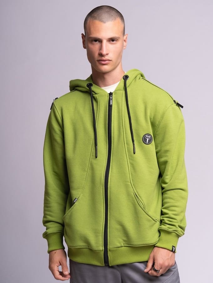1'618 Zip-Up Hoodie - Palm Green