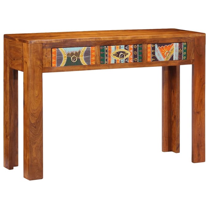 vidaXL - Wandtafel - 110x35x75 - cm - massief - acaciahout