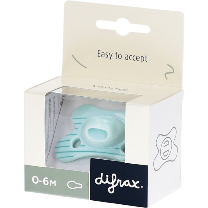 Difrax Natural Fopspeen - 0-6 M - Stripy Mint