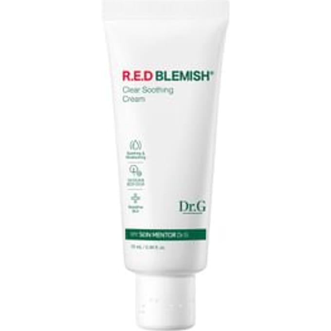 Dr.G Red Blemish Clear Verzachtende Crème Hydraterend Kalmerend 70ml (Buis)
