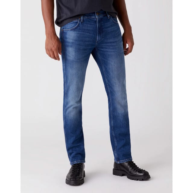 Wrangler Jeans - Greensboro Hard Edge Blauw (Maat: 44/34)