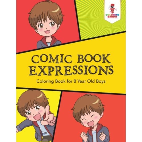 Comic Book Expressions - Coloring Bandit