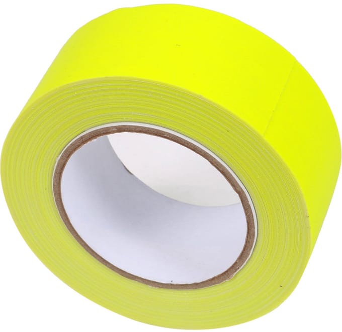Gaffa tape 50mm x 25m - Innox ETA NEO-Y - Geel