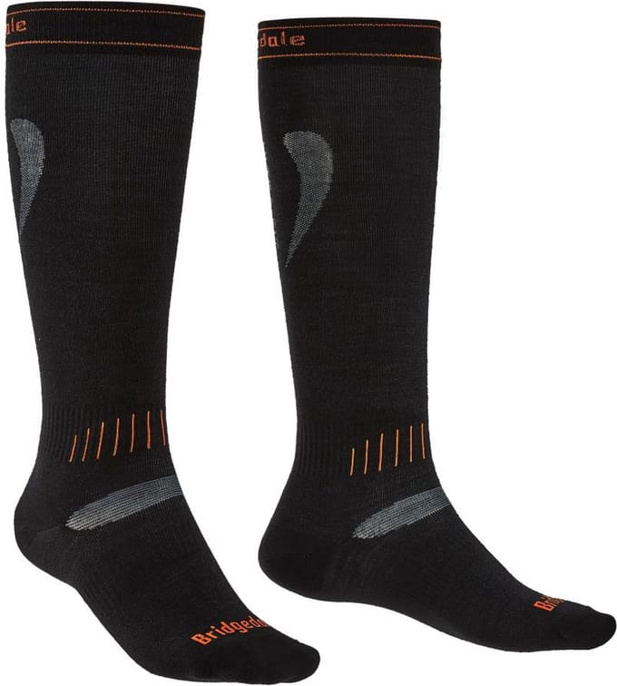 Bridgedale Unisex Skisokken Ultra Fit Zwart