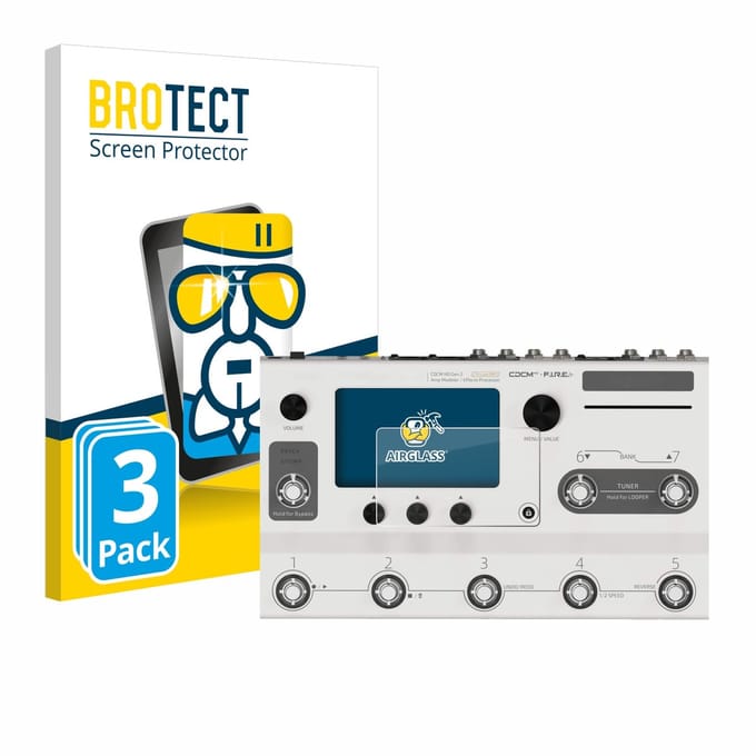 Screenprotector 3 Stuks voor Hotone Ampero II Stage Beschermglas transparant