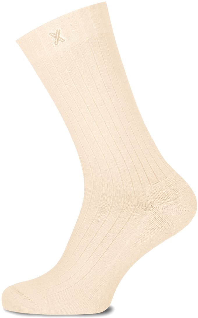 XPOOOS - Essential Den Bosch Unisex bamboe Sokken - Badstof zool - Maat 39/42 - Cream