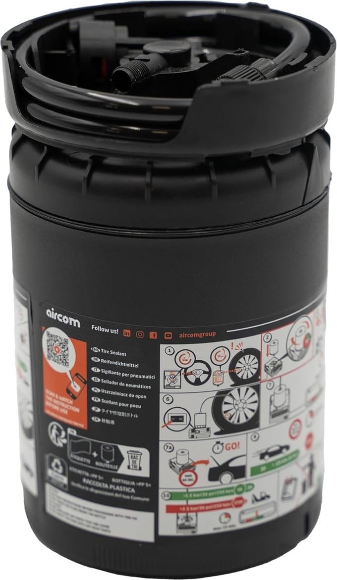 Sealant met adapter - Afdichtingsmiddel - Reparaties uitvoeren - Waterbestendige formule - 135 cm lengte