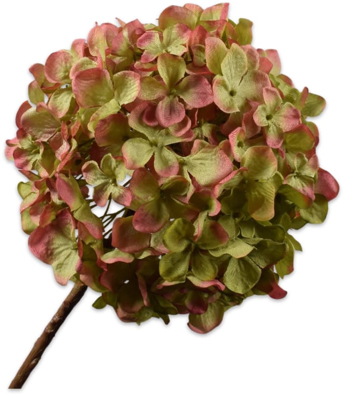 Silk-ka - Kunstbloem - hortensia - groen - H70 cm