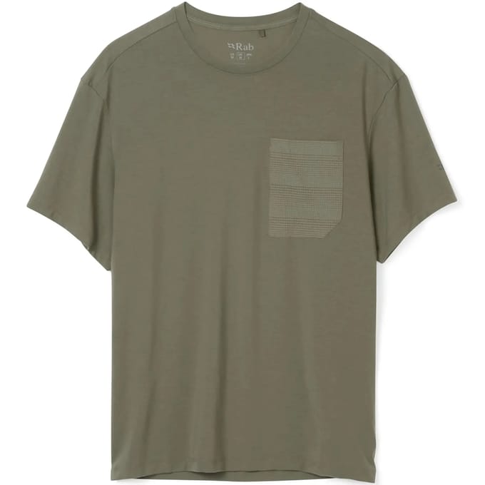 T-shirt met zak Rab Rivelin