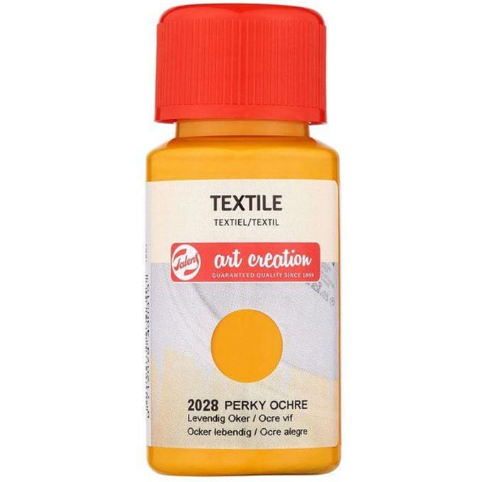 Peinture pour textile - ocre vif - Talens Art Creation - 50ml