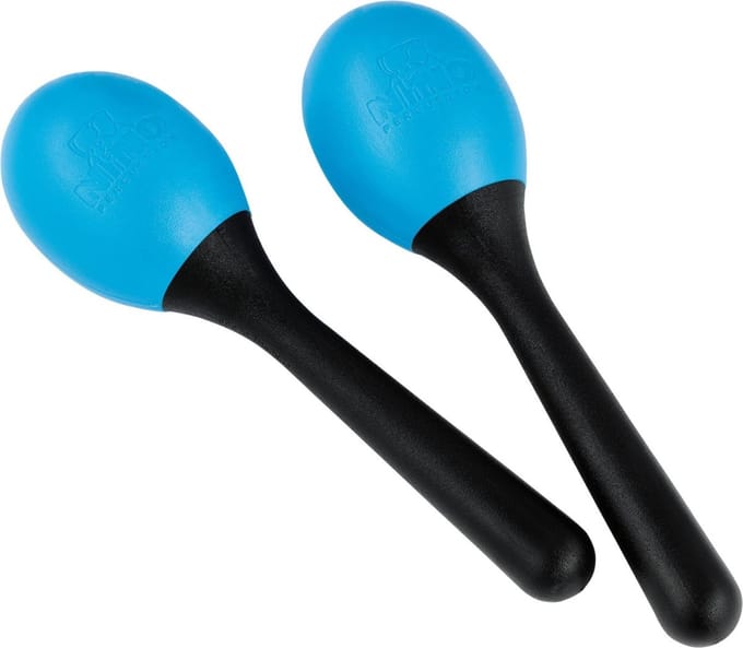 Meinl Plastic Egg Maracas NINO569SB, Sky Blue - Shaker