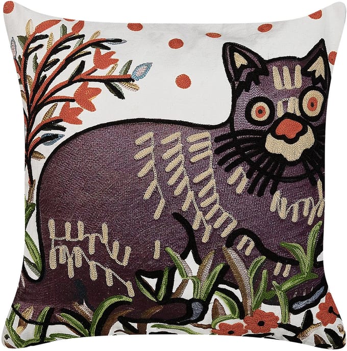 PHUSRO - Sierkussen - Multicolor - 50 x 50 cm - Katoen