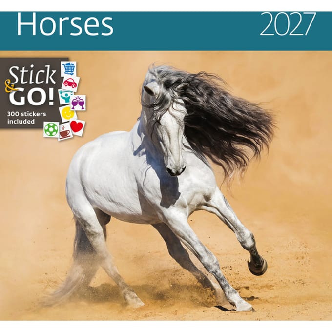Kalender 2027 Helma 365 30x30cm paarden