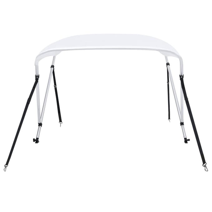 vidaXL - Biminitop - 2-boogs - 150x120x110 - cm - wit