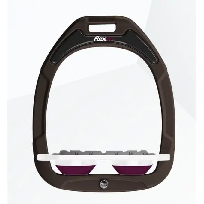 Plat Grip Bruin/Wit/Pruim Flex-On Green Composite