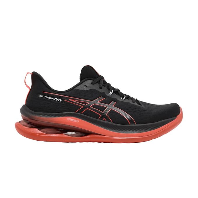 ASICS Gel-Kinsei Max Zwart Zonsopgang Rood 44 black