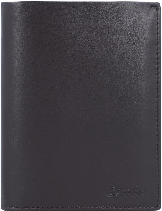 Esquire Leren Portemonnee New Silk Wallet High with Flap L Brown Bruine