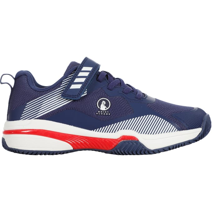 Quiet Please Match Velcro Clay Tennisschoenen Kinderen-Blauw,Rood