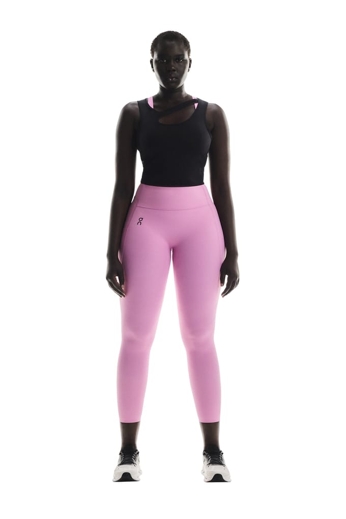 On Studio Tights 7/8 1 W Raspberry Raspberry Maat: S | Slipjes Outlet | Dames | Roze