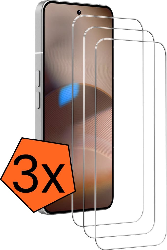 Screenprotector - 3 Stuks - Geschikt voor Nothing Phone (3) - Extra Sterk - Gehard Glas - Beschermglas - Tempered Glass - Screen Protector