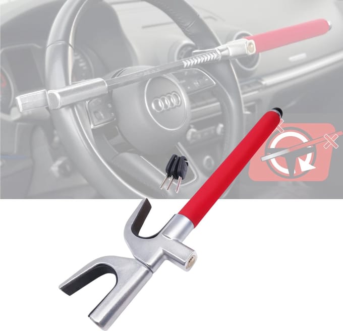 CLVP® Stuurslot Auto - Autoslot Camper - Pedaalslot