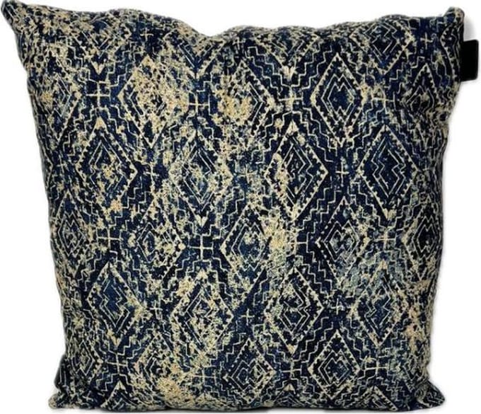 Madison sierkussen 50x50 cm Vague dark blue