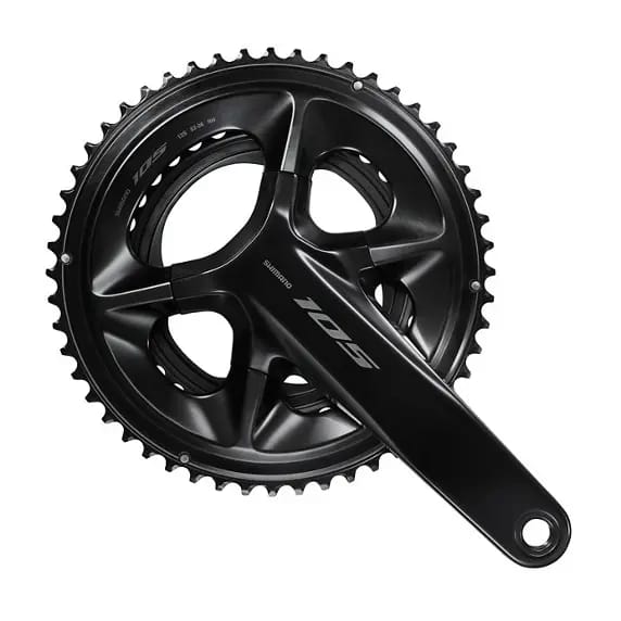 Shimano 105 R7100 Crankstel Zilver 165 mm / 52/36t