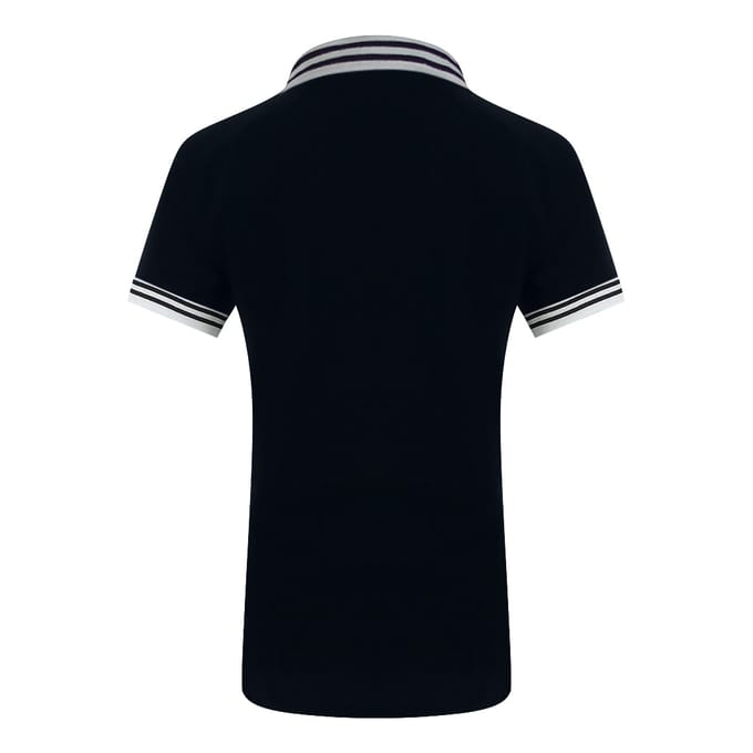 Love Moschino Marineblauwe Poloshirt Met Klein Hartje-logo