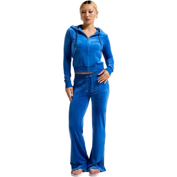 Juicy Couture Layla Low Rise Pocketed Flare BLAUW - Maat S