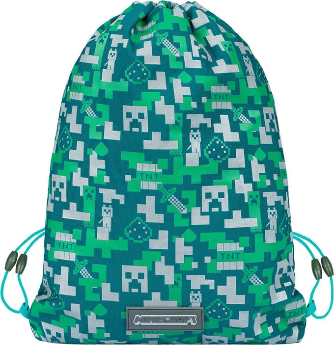 Minecraft Gymtas Silver Creeper