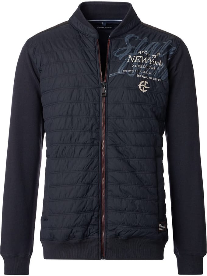 Casa Moda Vest New York Collectie Opstaande Kraag - M