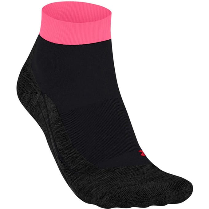 FALKE RU4 Short anti-blaar katoen functioneel materiaal hardloopsokken dames zwart - maat 37-38