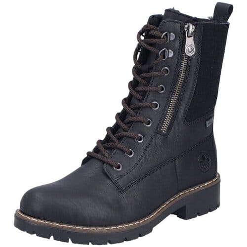 Rieker Veterboots - Dames - Zwart - Maat:36