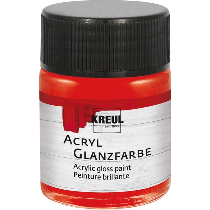 KREUL Acrylglansverf, 50 ml - Rood