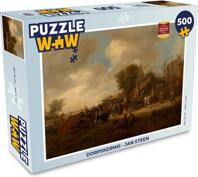Puzzel Dorpskermis - Jan Steen - Legpuzzel - Puzzel 500 stukjes