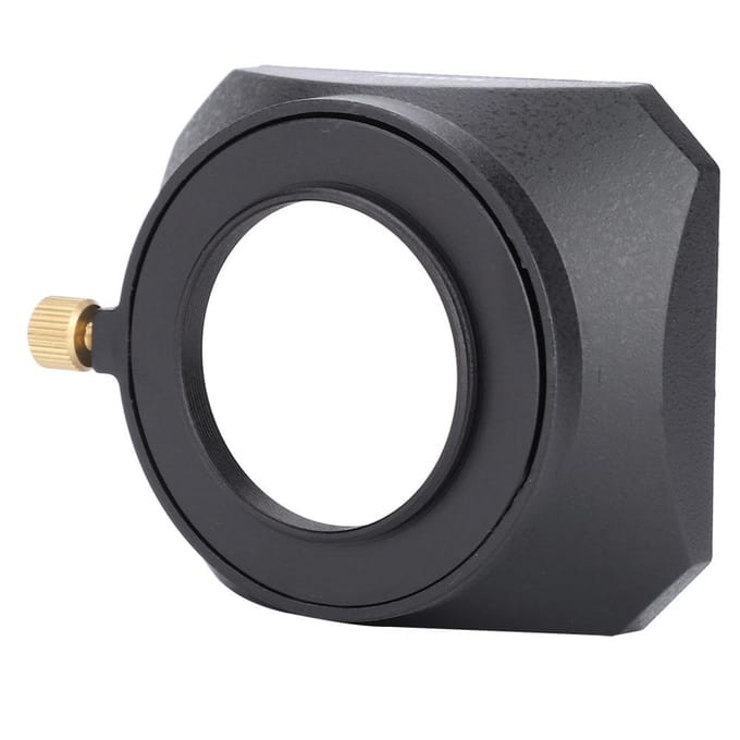 Accessoire de pare-soleil carré pour caméscope DV, filtre d'objectif de caméra vidéo numérique (40,5 mm) black