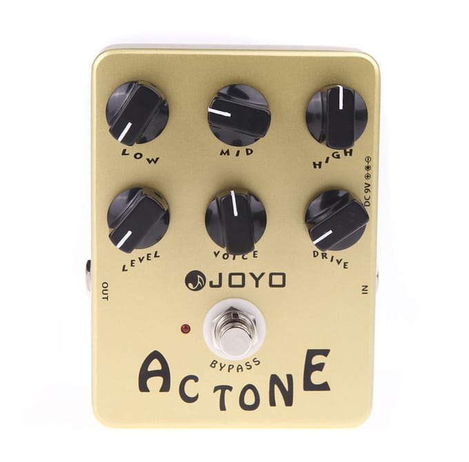 JOYO JF-13 AC Tone Vox Amp Simulator Gitaar Effectpedaal True Bypass white